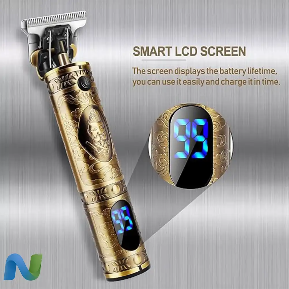 ماشین اصلاح ریش و مو حرفه ای مردانه بی سیم با صفحه LCD ییلفو YiLFo — تصویر ۸