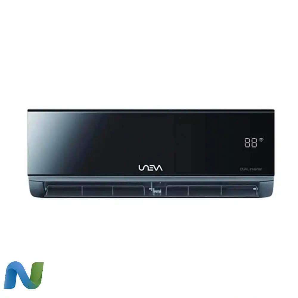 کولر گازی 24000 یونیوا Uneva اینورتر ویوو مدل UN-MS24 VEVO-5 T3 black پنل مشکی