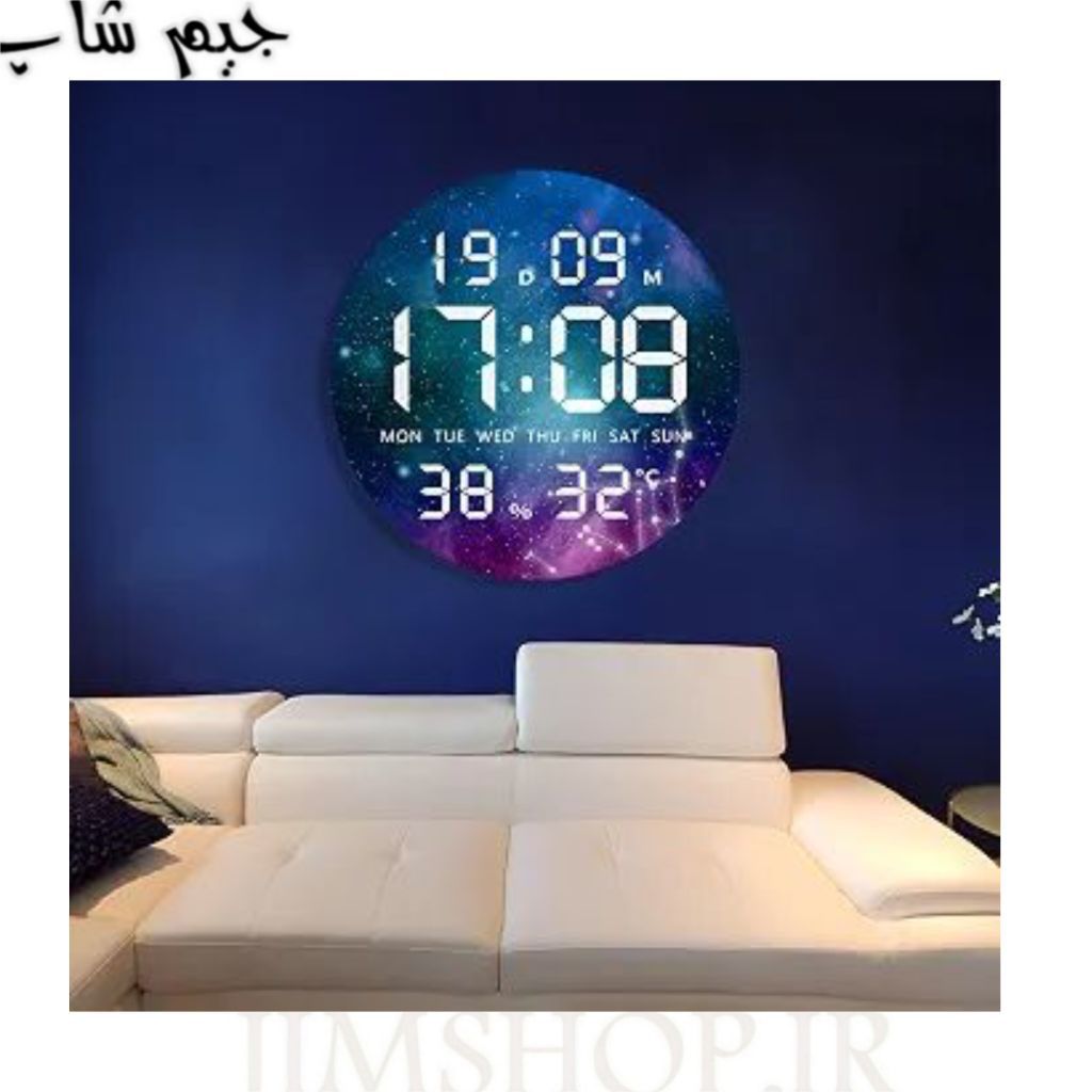 ساعت دیواری و رومیزی دیجیتال هوشمند مدل JG1003 — تصویر ۵