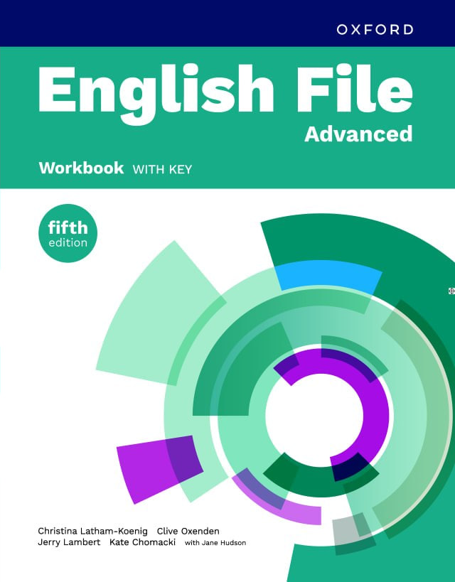 کتاب انگلیش فایل ادونسد English File Advanced Workbook WITH KEY (5th Edition) رحلی