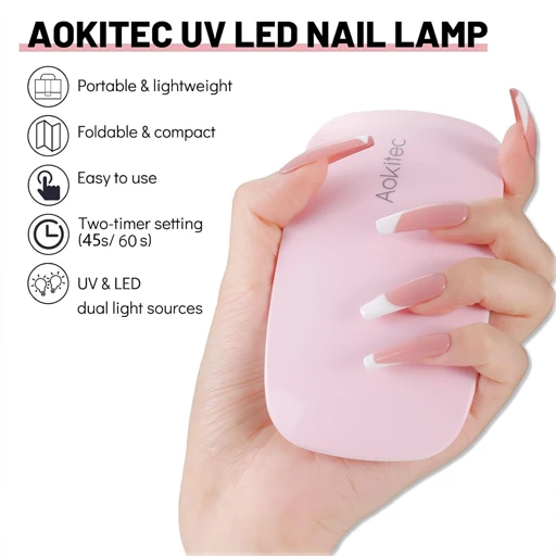 خشک کن ناخن Aokitec Mini UV LED — تصویر ۳