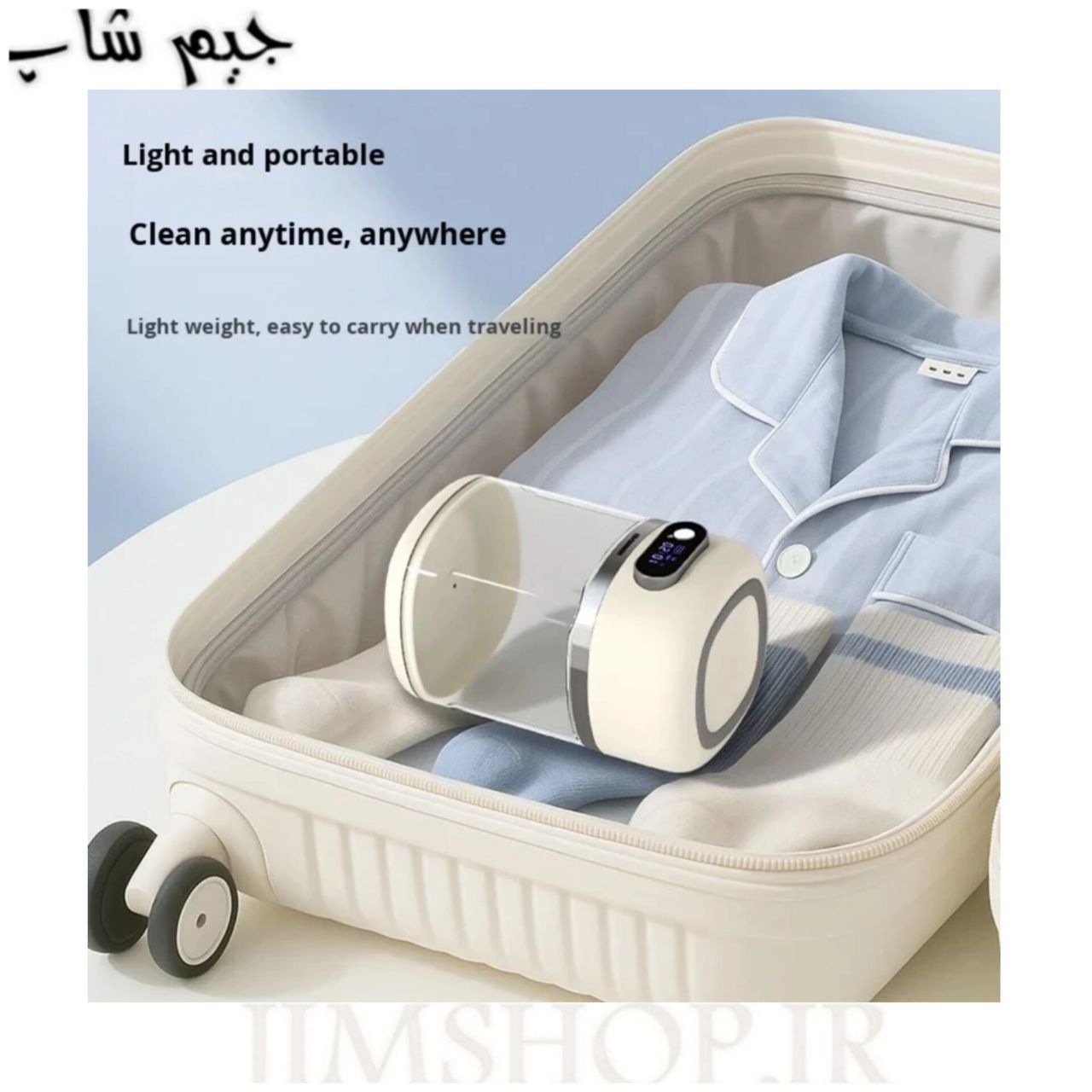 ماشین لباسشویی مینی مدل Mini Portable Washing Machine K812 یک لیتری — تصویر ۶