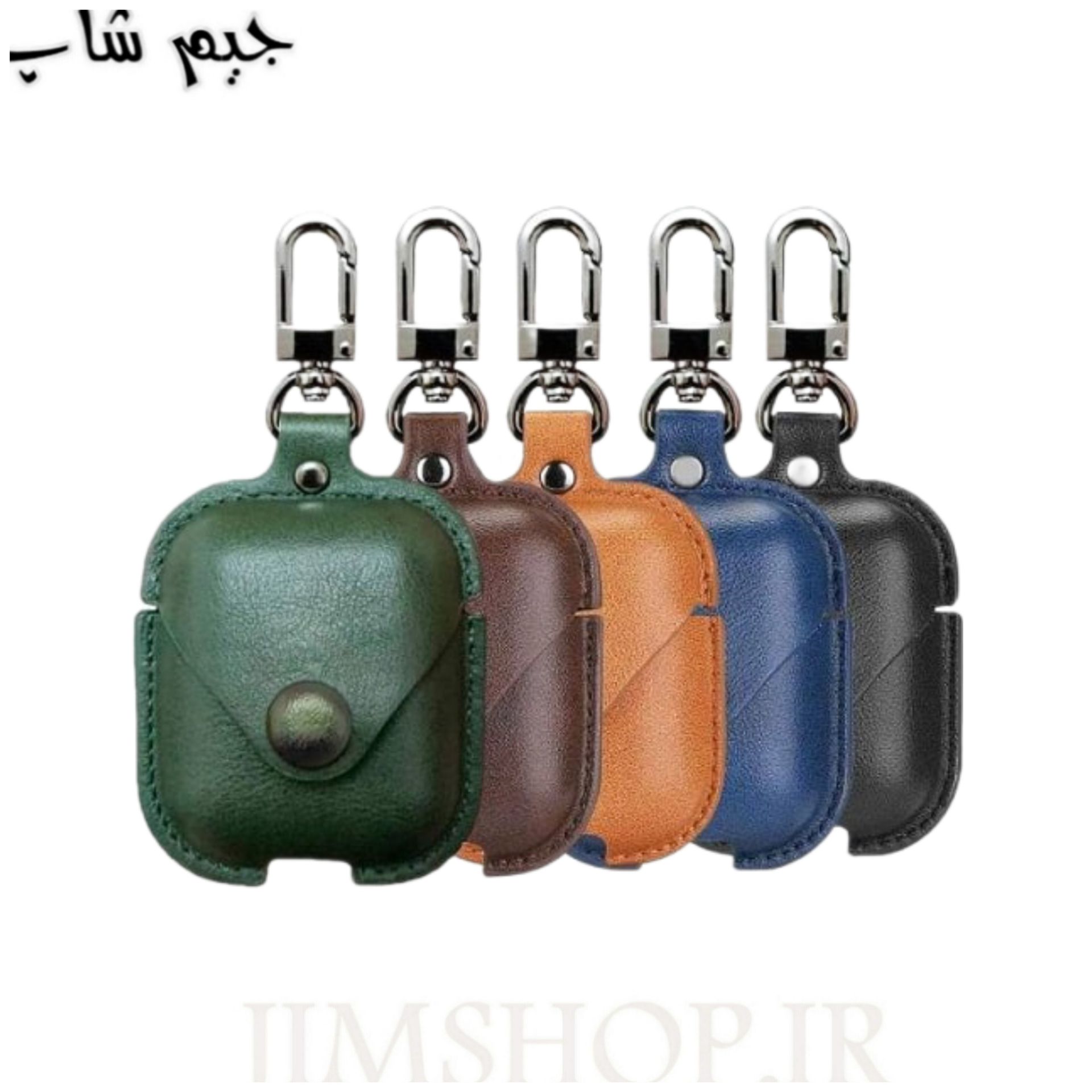 کیف محافظ چرمی ایرپاد اپل 2 مدل Airpods 2 Protective — تصویر ۳