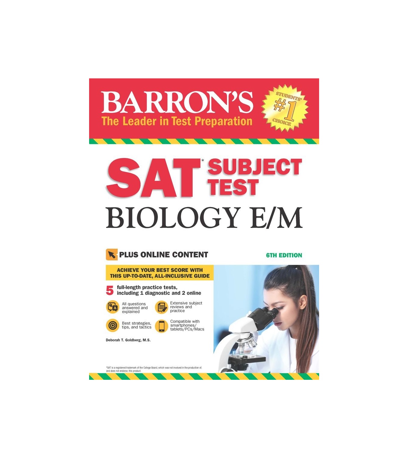 کتاب Barron’s SAT Subject Test Biology E/M بارونس اس ای تی سابجکت تست بیولوژی — تصویر ۲