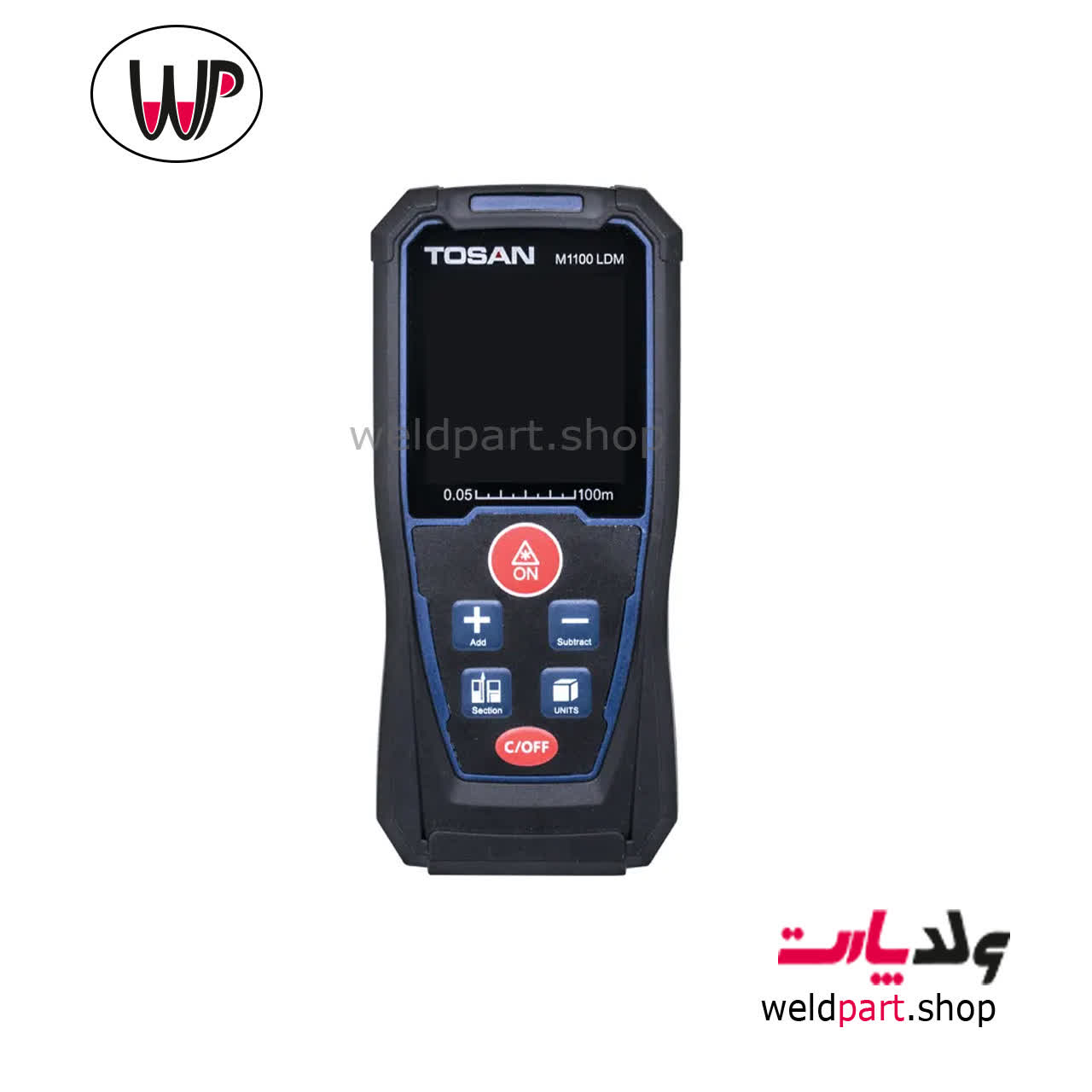 متر لیزری ۱۰۰ متری برند توسن مدل ldm1100m