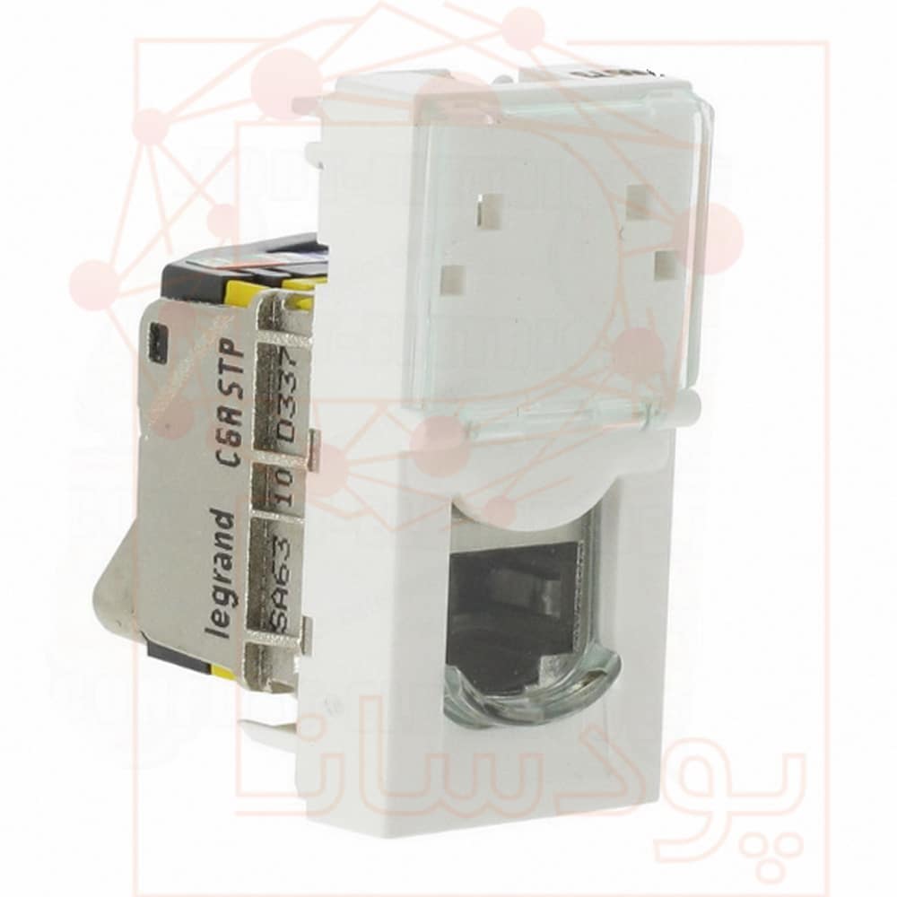 کیستون شبکه لگراند CAT6a STP باریک یک ماژول — تصویر ۴