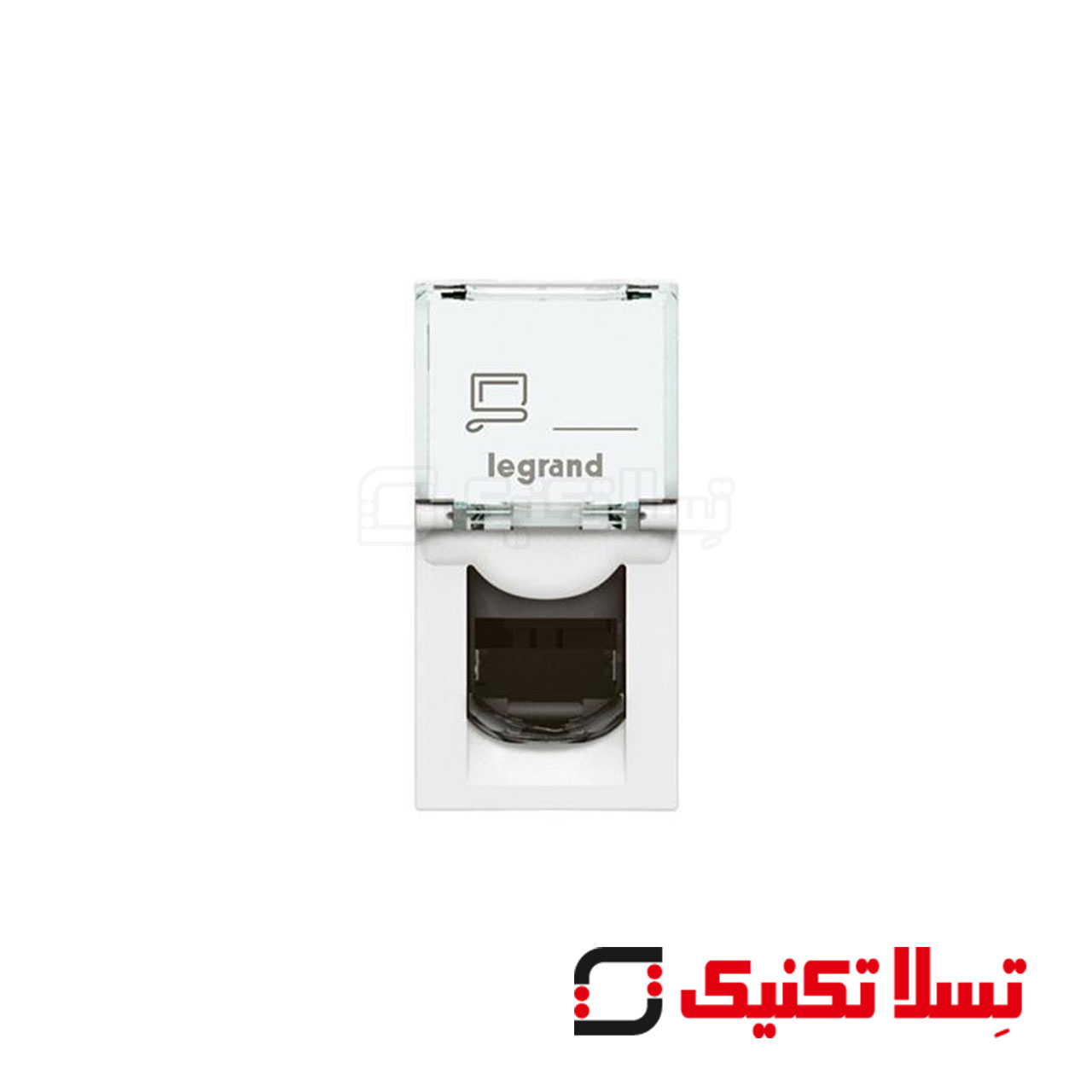 کیستون شبکه لگراند CAT6a STP باریک یک ماژول