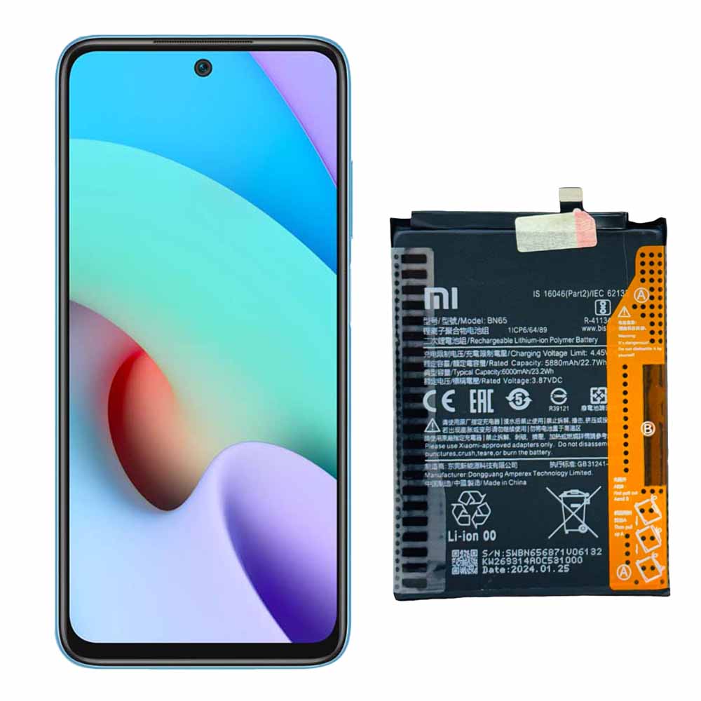 باتری اصلی گوشی ردمی 10 پرایم 2022 شیائومی Redmi 10 Prime 2022 BN65