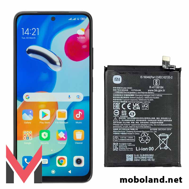 باتری اصلی گوشی ردمی نوت 11 اس شیائومی Redmi Note 11S BN5D — تصویر ۸