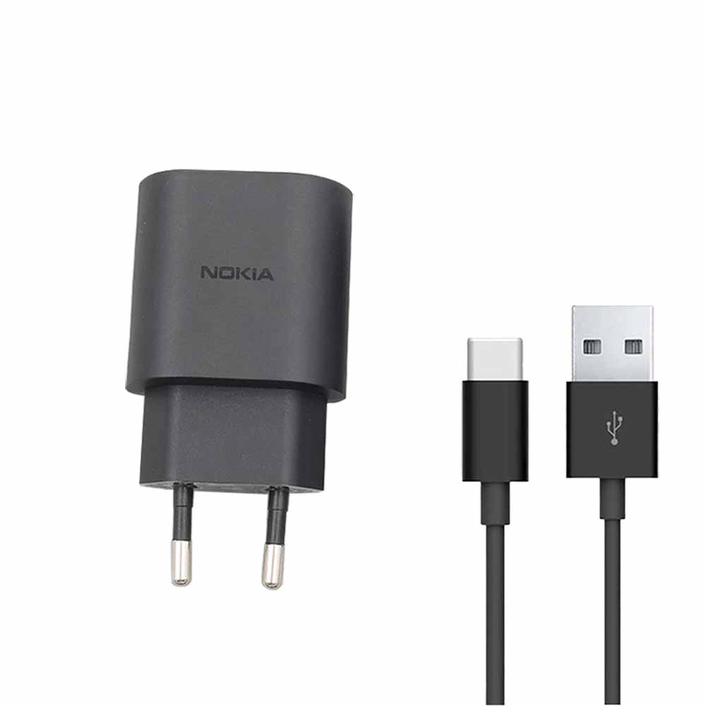 شارژر اصلی 18 واتی نوکیا همراه با کابل Nokia AD-18WE
