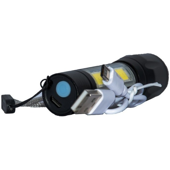 چراغ قوه اسمال سان مدل ZY-R911 نوع دستی با نور مهتابی — تصویر ۳