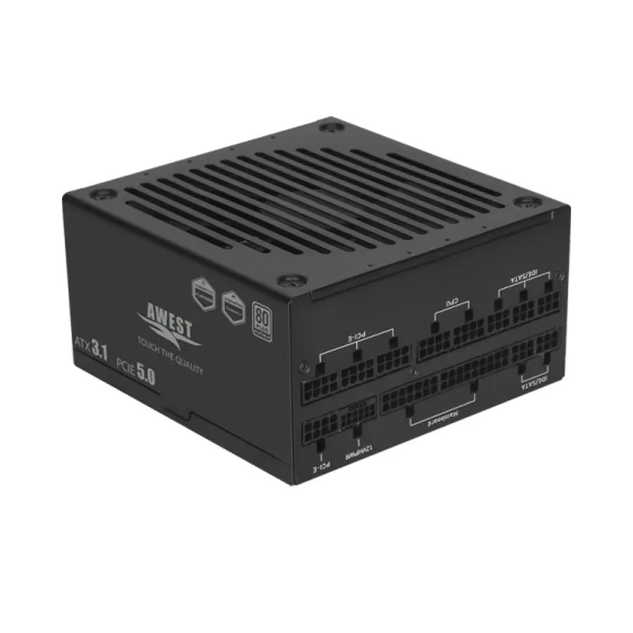 پاور کامپیوتر 1200 وات تمام ماژولار اوست مدل GT-AV1200-PTB V3 — تصویر ۲