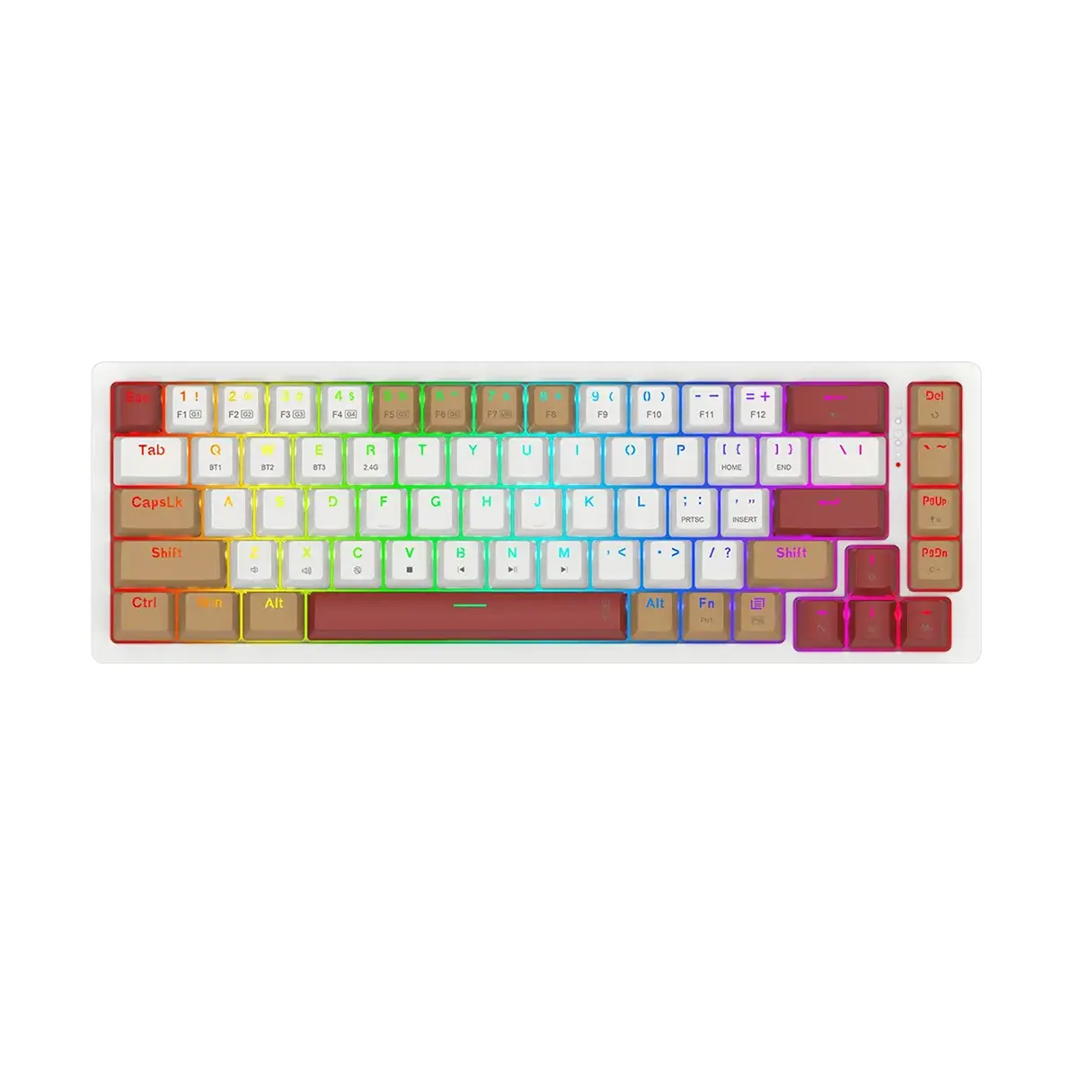 کیبورد ردراگون Redragon RAMMUS K677WLR RGB-PRO WLS