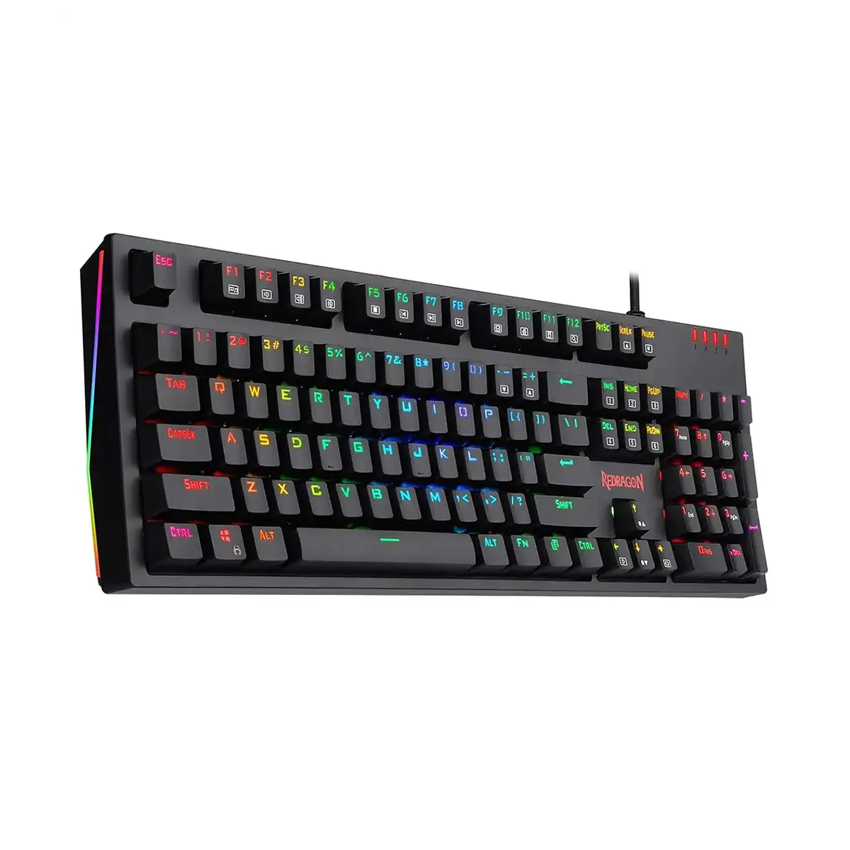 کیبرد با سیم رددراگون Redragon AMSA K592 RGB-RPO WRD — تصویر ۴