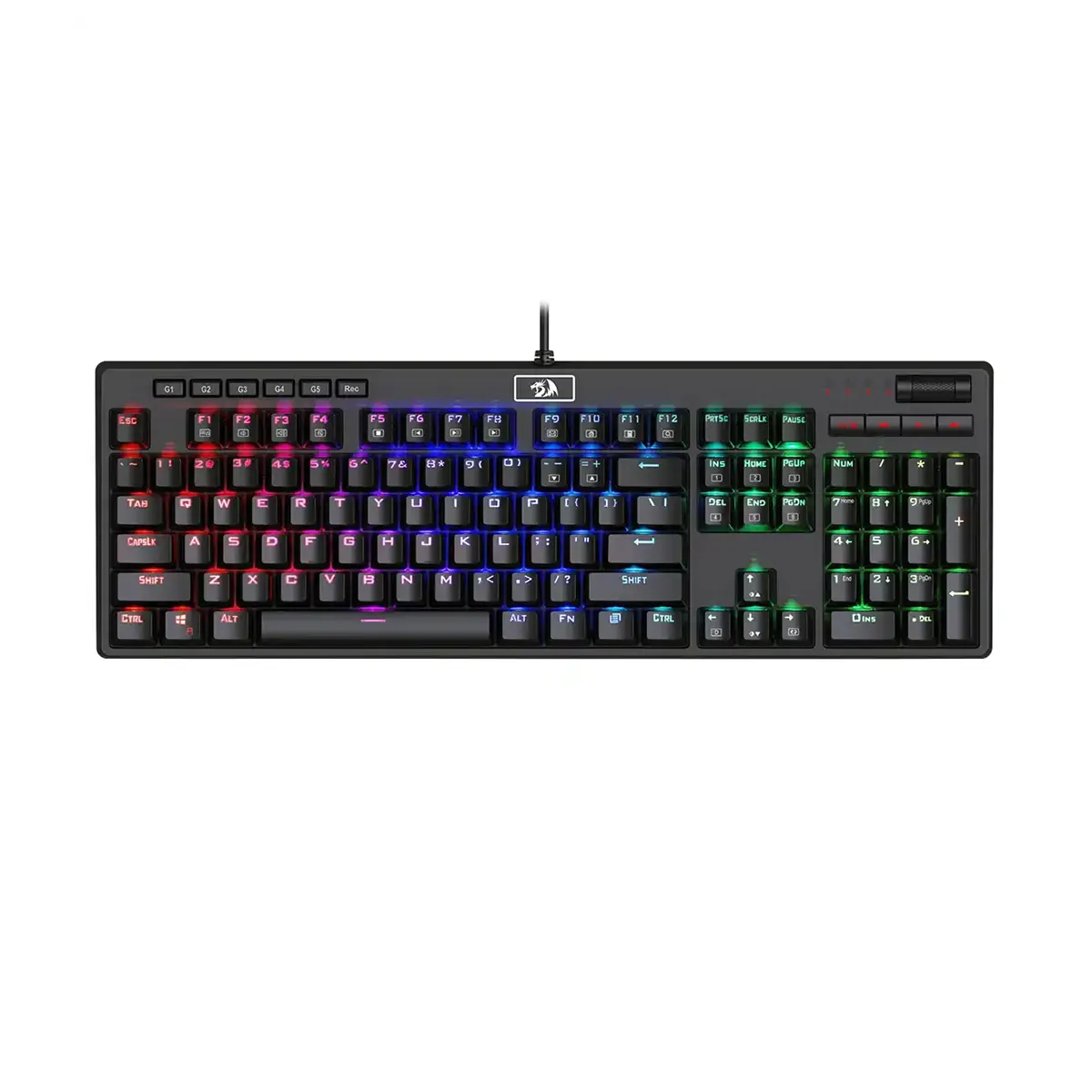 کیبرد با سیم رددراگون Redragon MANYU K579-RGBlBS WRD — تصویر ۲