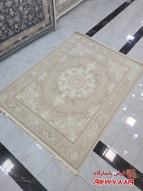 فرش وینتیج نسکافه ای 1200 شانه تراکم 3600