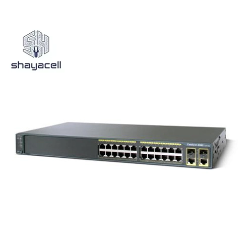 سوئیچ 24 پورت سیسکو مدل WS-C2960-24PC-L(استوک)