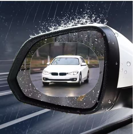 گلس ضد آب باران و بخار آینه بغل خودرو مدل Rainproof بسته 2 عددی — تصویر ۲
