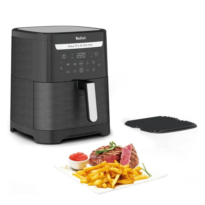 سرخ کن تفال Tefal مشکی کد EY801 — تصویر ۲