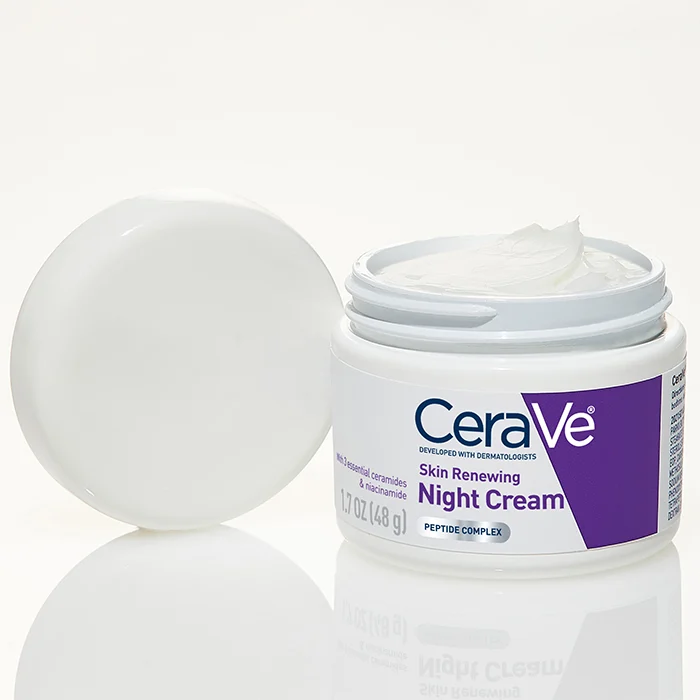 کرم شب سراوی (جوانساز و ترمیم کننده پوست) CeraVe Skin Renewing Night Cream 48g — تصویر ۲