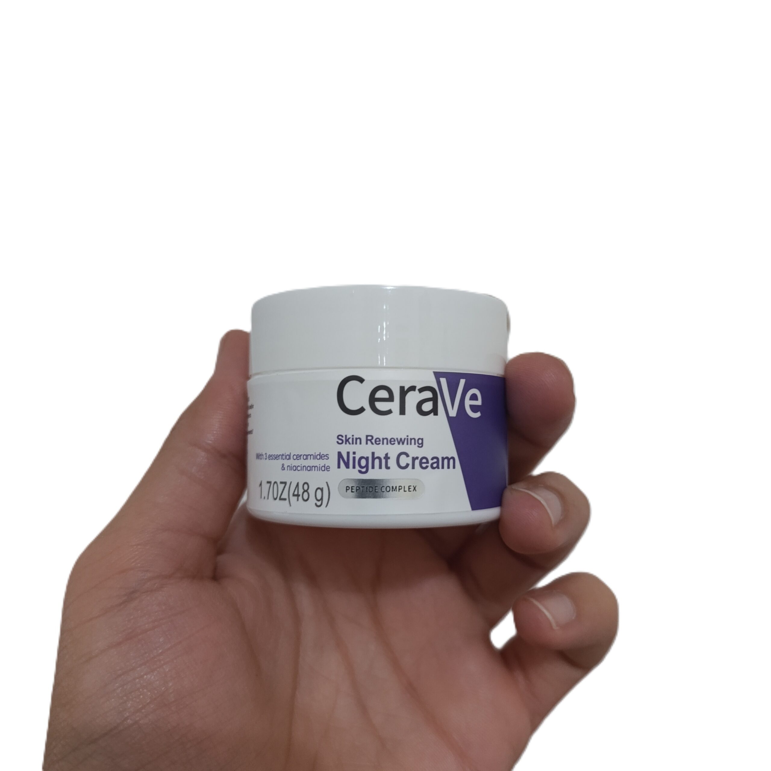 کرم شب سراوی (جوانساز و ترمیم کننده پوست) CeraVe Skin Renewing Night Cream 48g — تصویر ۴