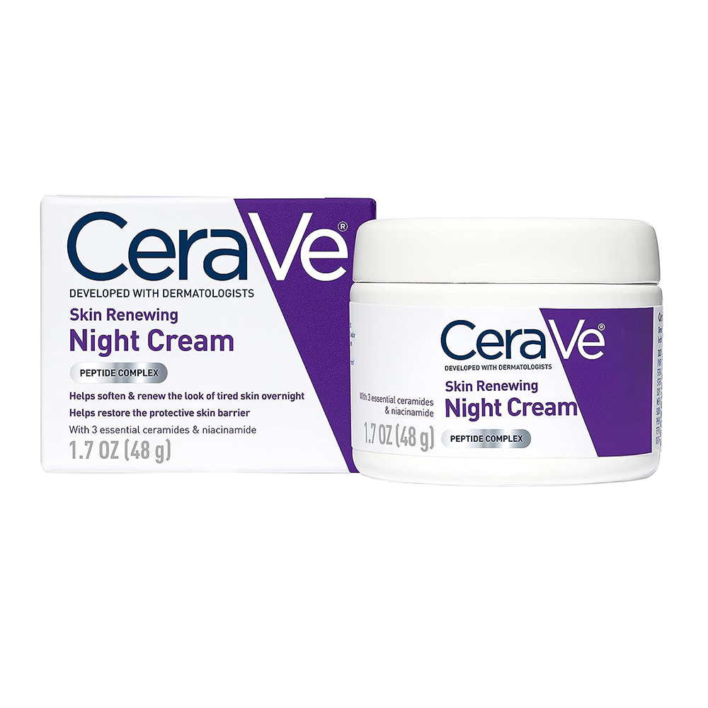 کرم شب سراوی (جوانساز و ترمیم کننده پوست) CeraVe Skin Renewing Night Cream 48g — تصویر ۶