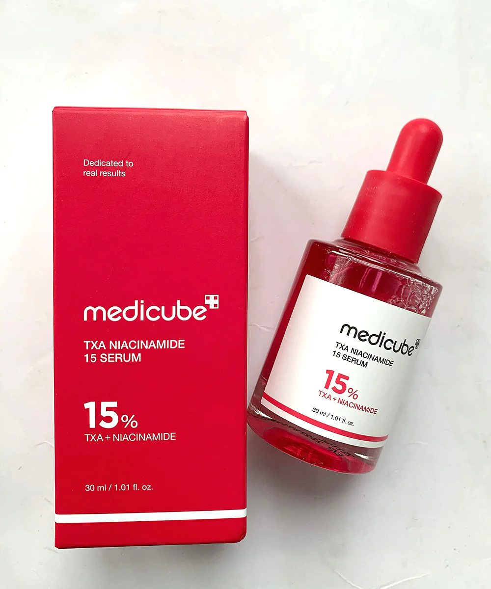 سرم نیاسینامید و ترانگزامیک اسید مدی کیوب Medicube روشن کننده و ضد لک مسترکپی — تصویر ۴
