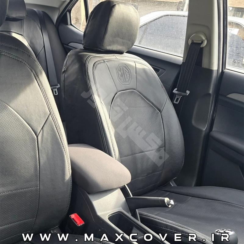 روکش صندلی MG360 چرم مشکی — تصویر ۳