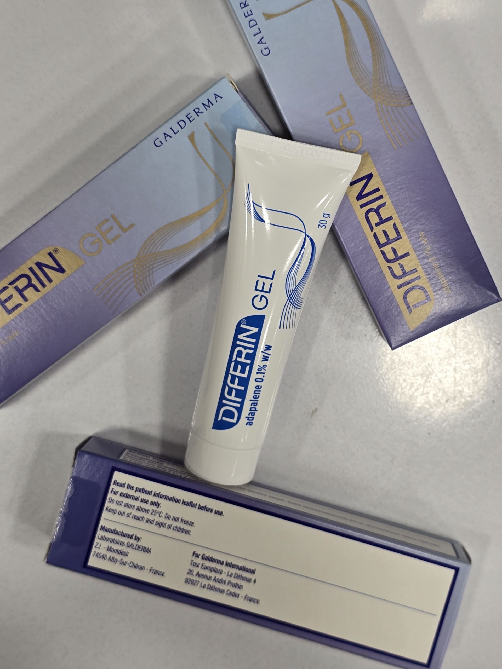 ژل ضد جوش دیفرین لایه بردار Differin gel اصل — تصویر ۴