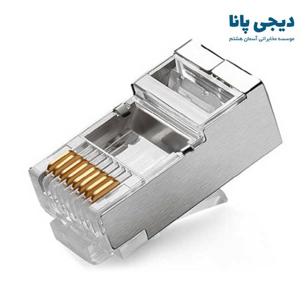 سوکت شبکه SFTP آمپ CAT6 مدل AMP بسته 100 عددی