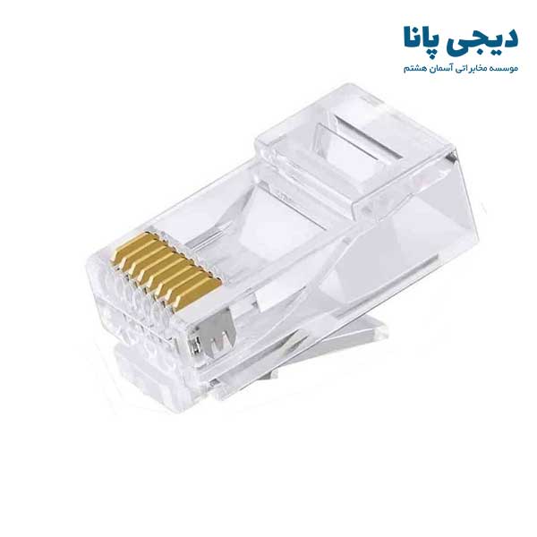 سوکت شبکه UTP آمپ CAT6 مدل AMP بسته 100 عددی