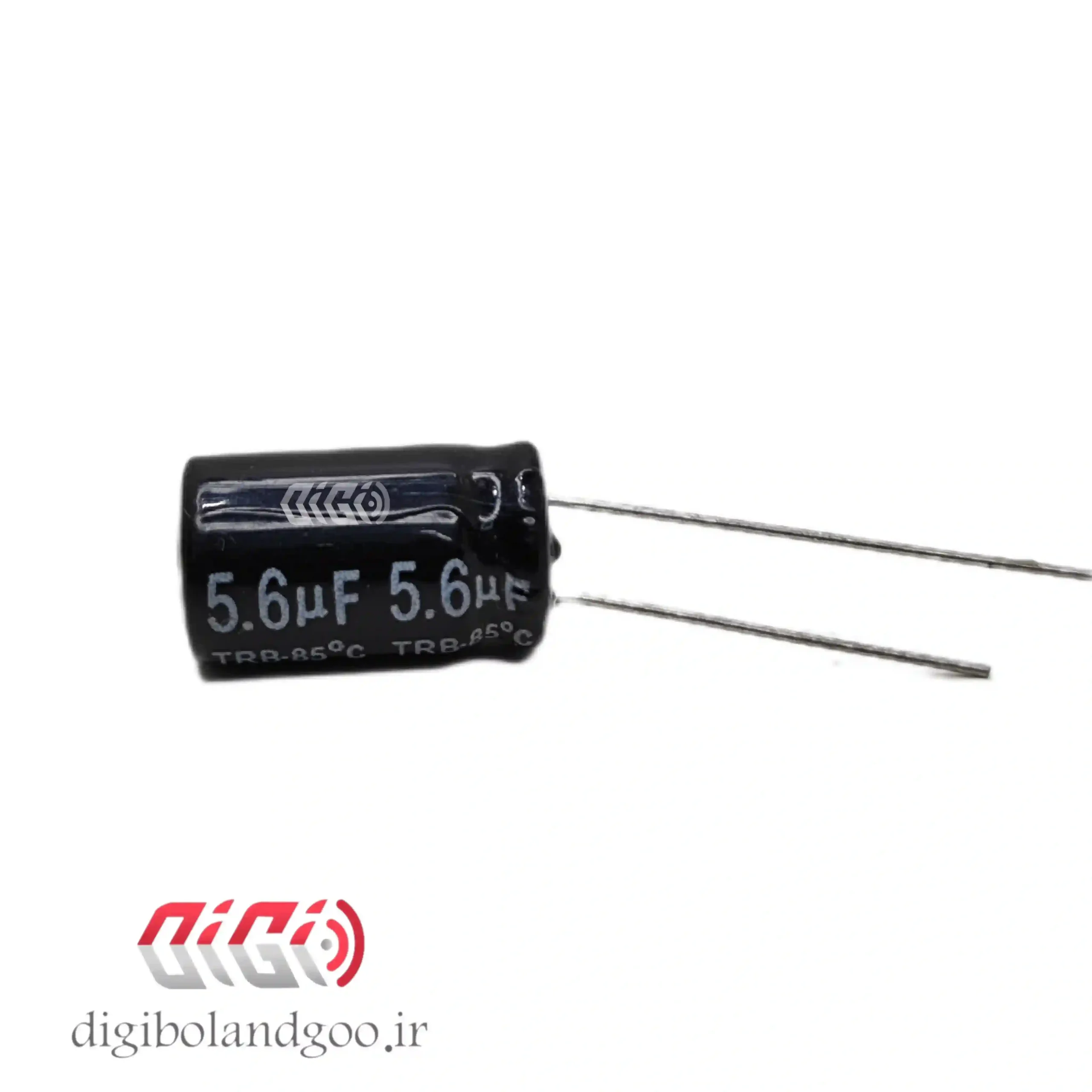 خازن بی پلار 5.6 میکرو فاراد فابریک 6975 مشکی — تصویر ۵