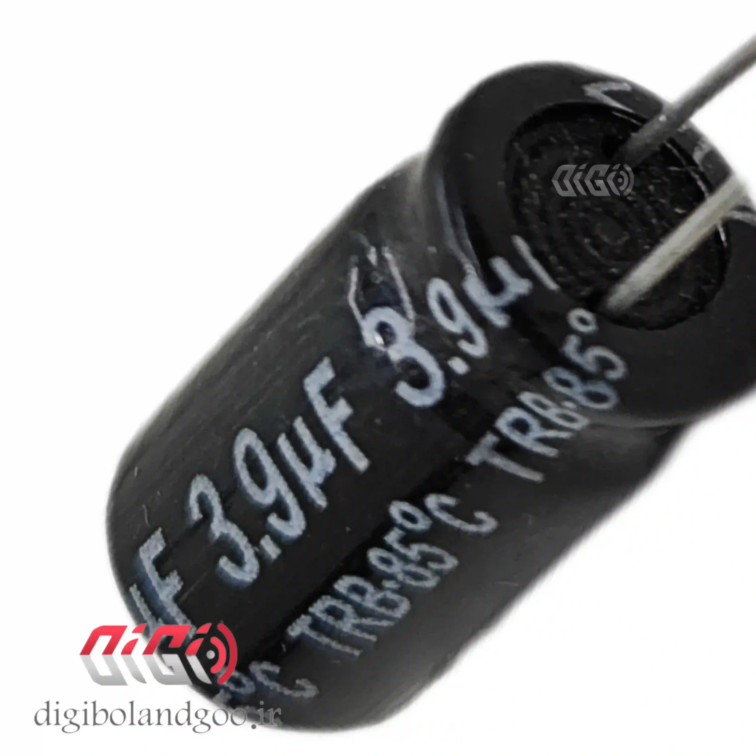 خازن بی پلار 3.9 میکو فاراد فابریک 718 مشکی — تصویر ۲