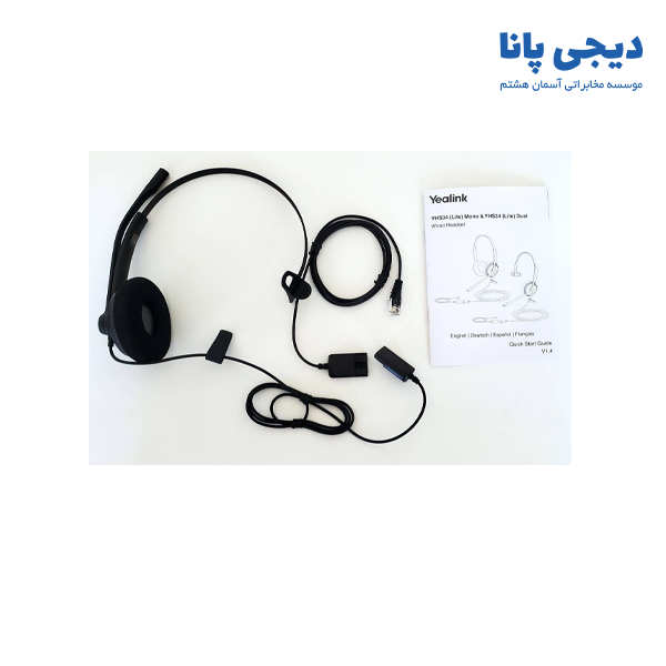 هدست تلفنی RJ9 یالینک مدل Yealink YHS34 Mono — تصویر ۴