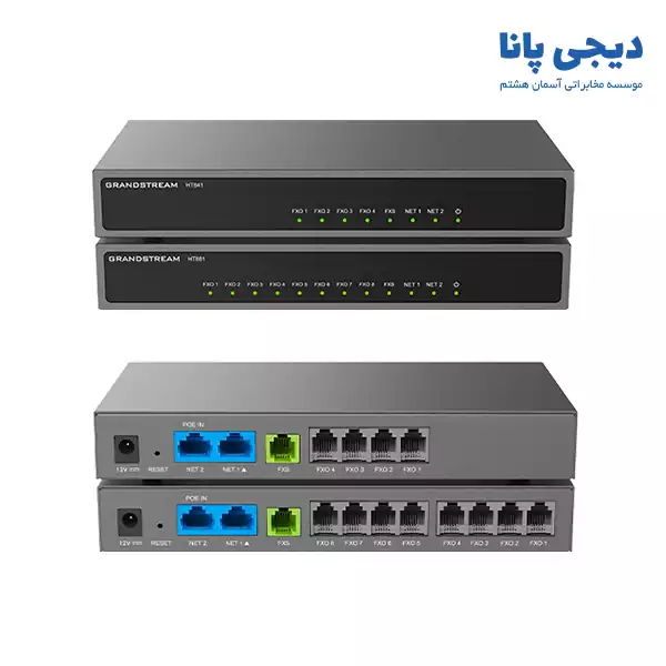 گیت وی FXO چهار پورت گرنداستریم مدل Grandstream HT841 — تصویر ۲