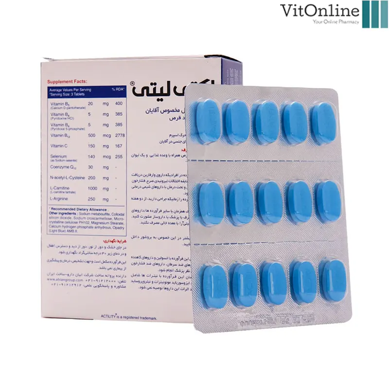 قرص اکتی لیتی ابیان دارو 60 عدد — تصویر ۷
