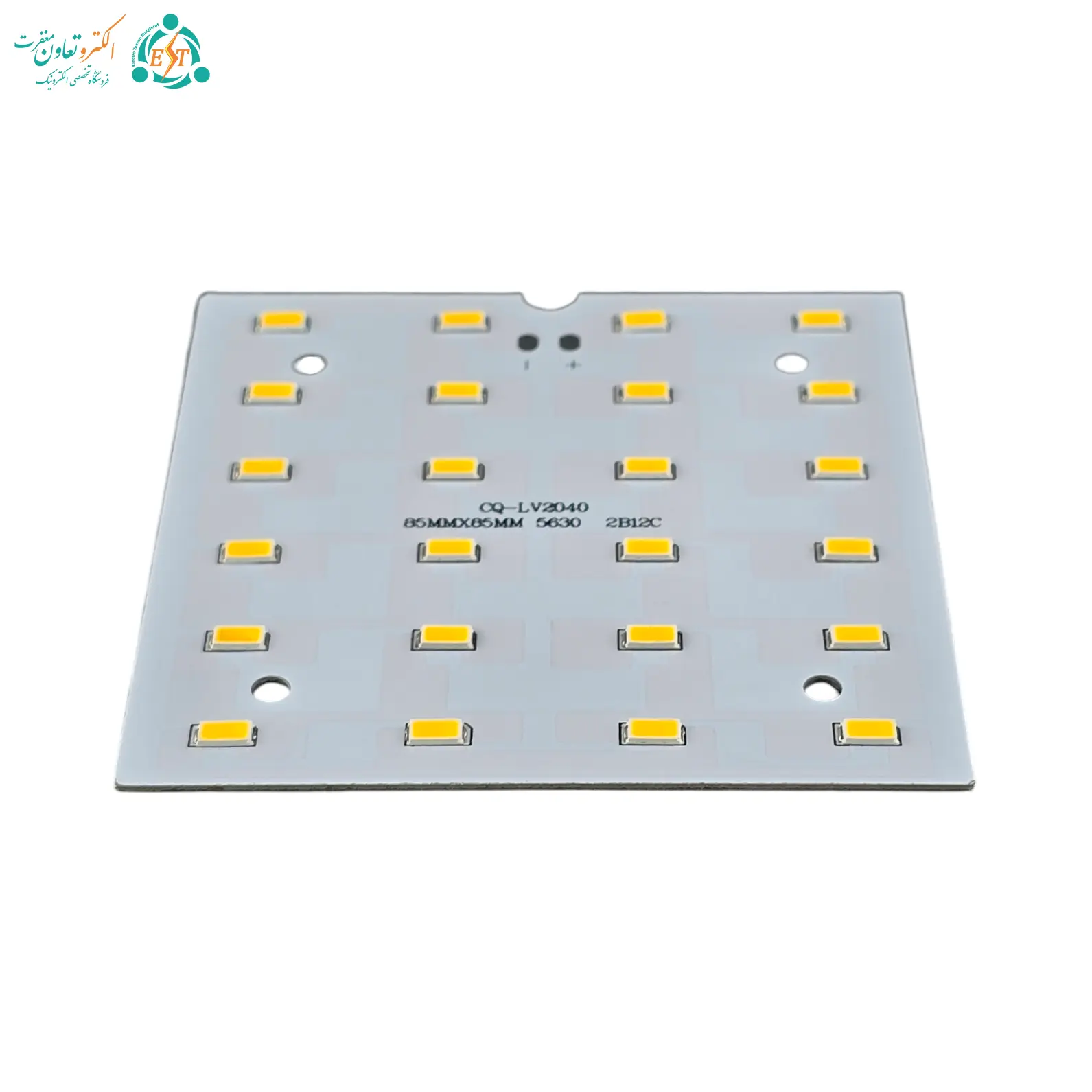 ال ای دی SMD مربع 12 وات 300 میلی‌آمپر آفتابی ابعاد 85×85 — تصویر ۳