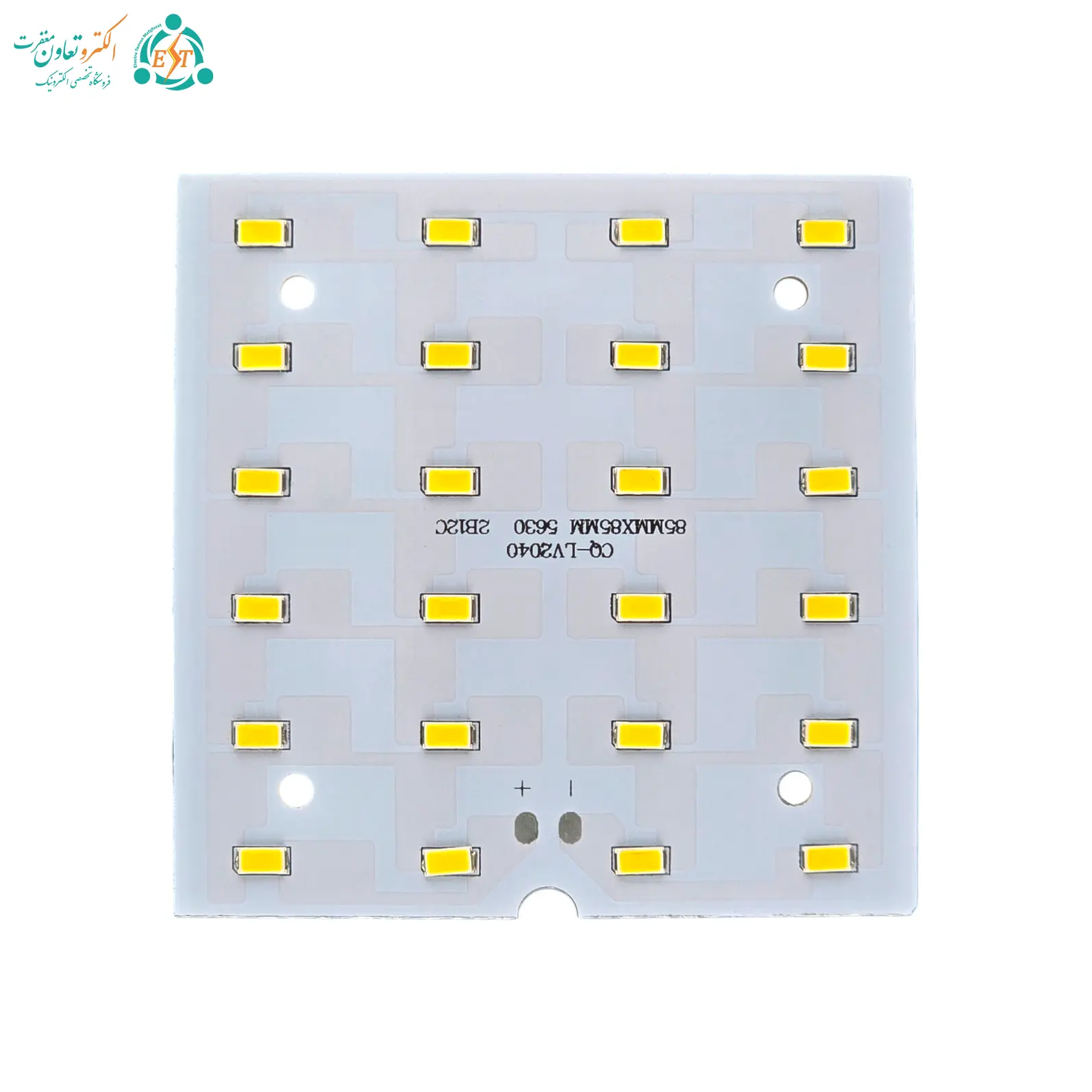 ال ای دی SMD مربع 12 وات 300 میلی‌آمپر آفتابی ابعاد 85×85