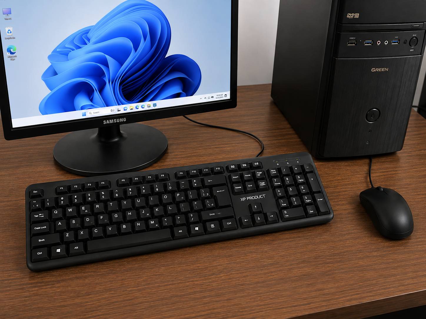 ست کیبورد و ماوس بی‌سیم جی پلاس مدل GMK-C340D — تصویر ۴