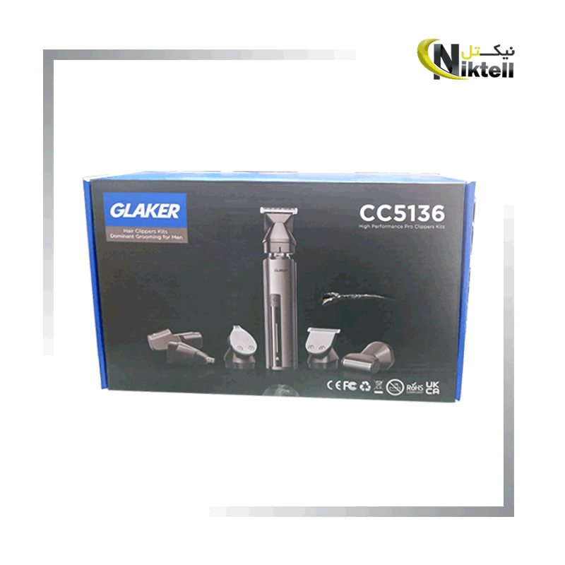 ماشین اصلاح شارژی گلاکر مدل CC5136 — تصویر ۲