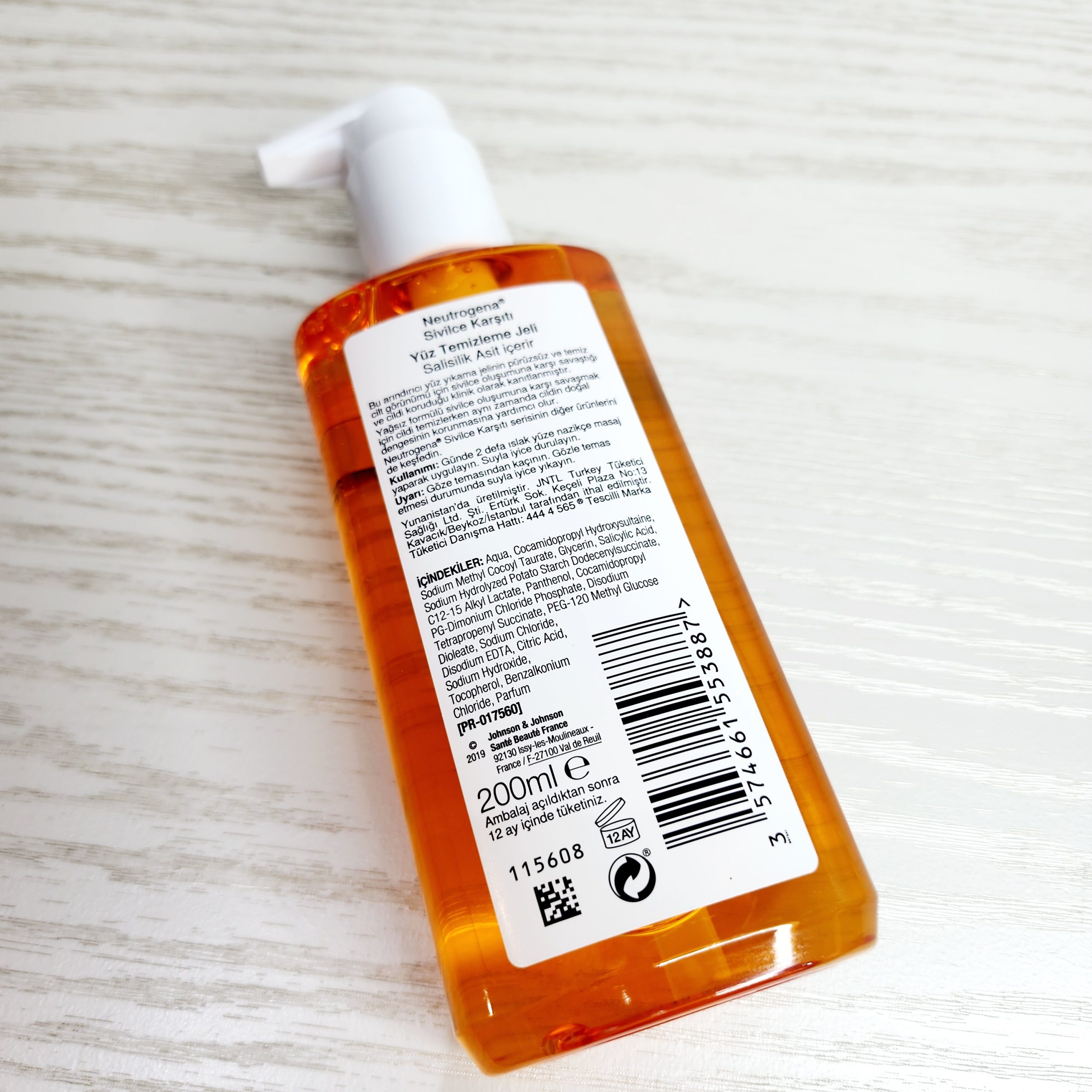 ژل شستشوی ضد جوش نوتروژینا 2% سالیسیلیک اسید 200 میل — تصویر ۵