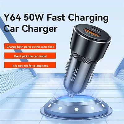 شارژر فندکی یسیدو مدل Yesido Y64 — تصویر ۸