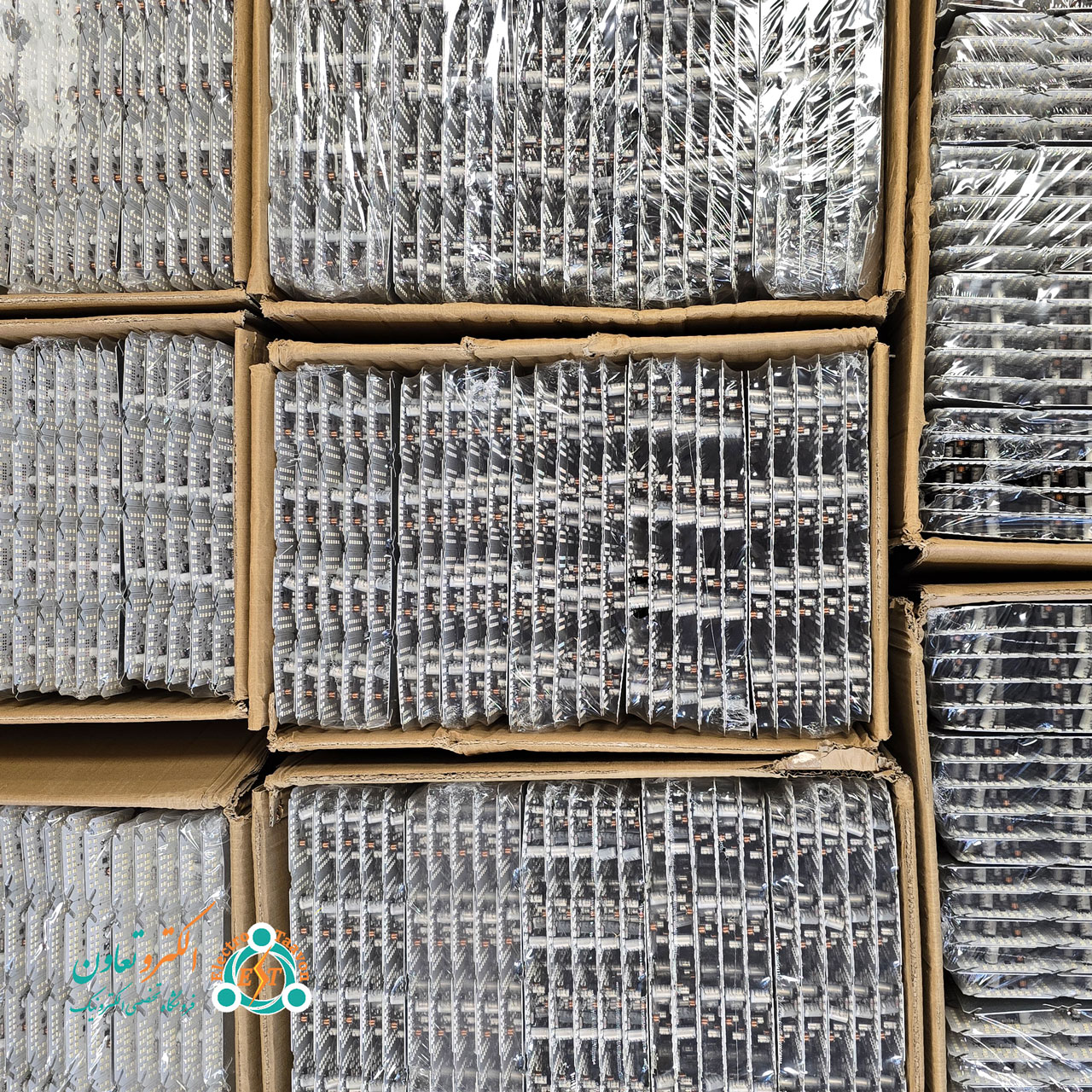 چیپ ال‌ای‌دی 100 وات 220 ولت مربع مهتابی خازن دار — تصویر ۵
