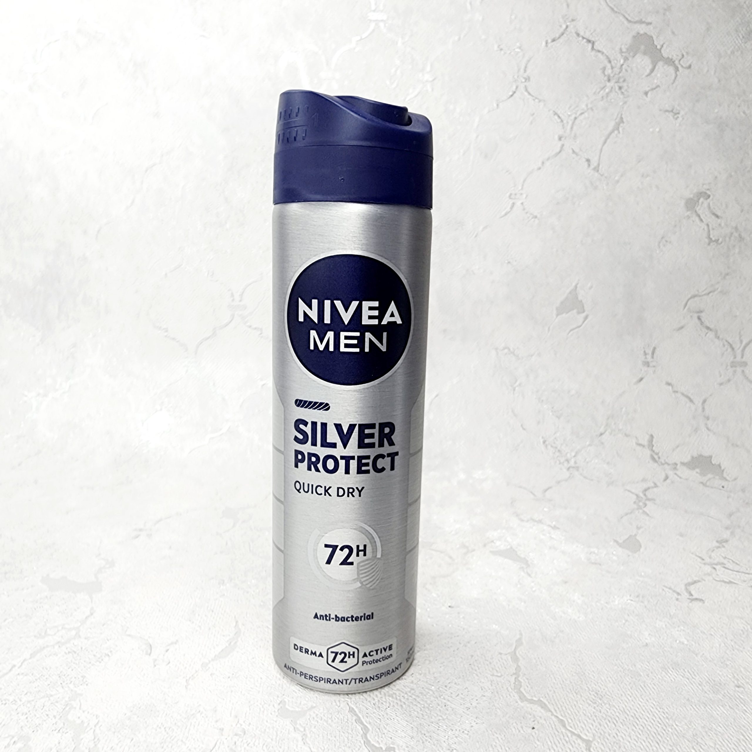 اسپری ضد تعریق مردانه 72 ساعته نیوآ مدل Silver Protect حجم 150 میل