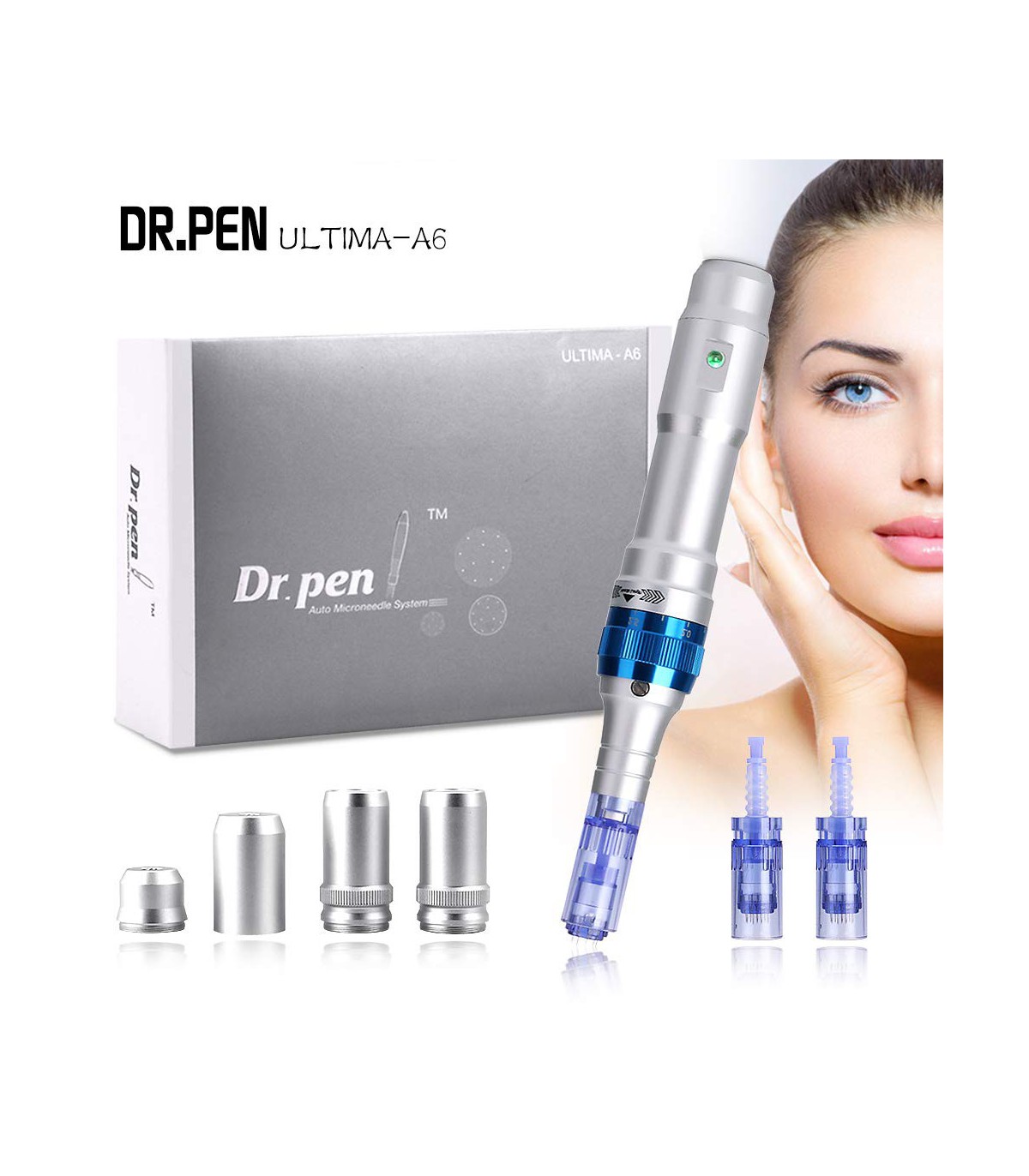دستگاه دکترپن میکرونیدلینگ مدل A6 دکتر پن derma pen A6 Dr.pen microneedling — تصویر ۲