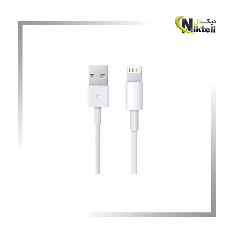 کابل شارژ usb به لایتنینگ آیفون اصلی پکدار — تصویر ۳