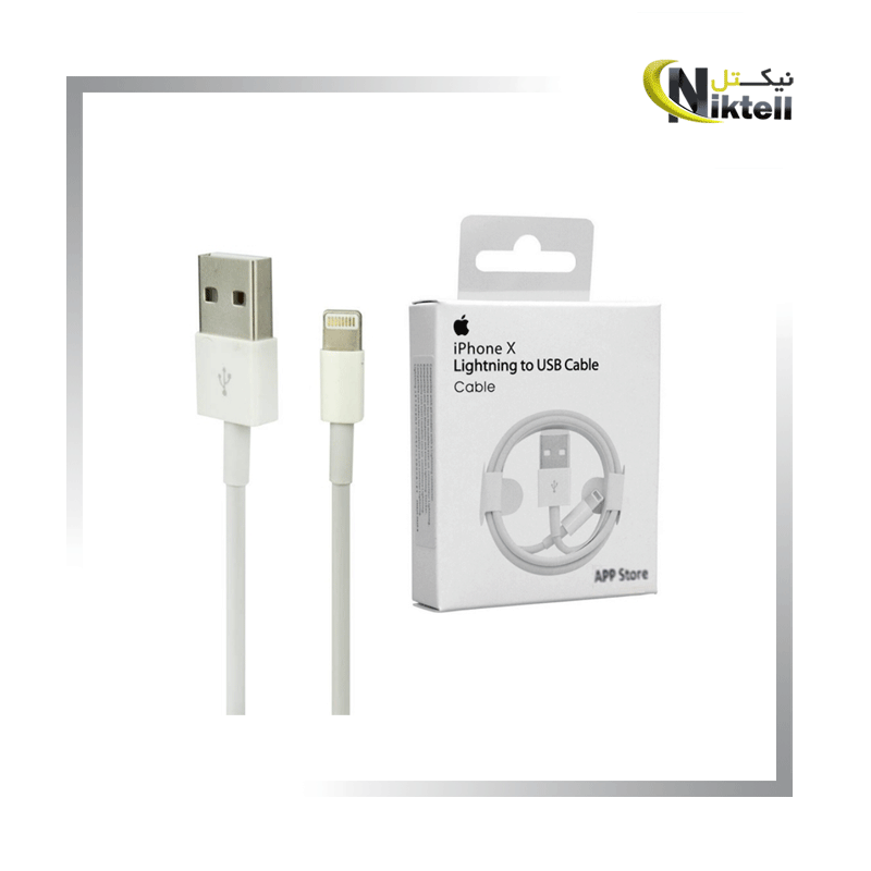 کابل شارژ usb به لایتنینگ آیفون اصلی پکدار