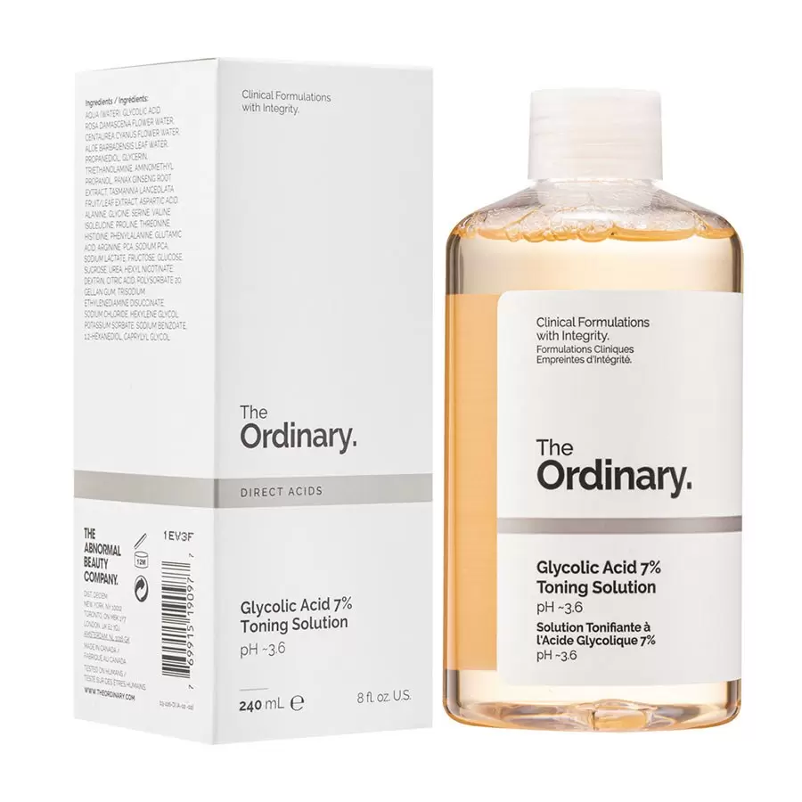 تونر گلایکولیک اسید 7% اوردینری اکسفولیتینگ لایه بردار و روشن کننده پوست 240 میل The Ordinary Glycolic Acid 7% Exfoliating Toner — تصویر ۲