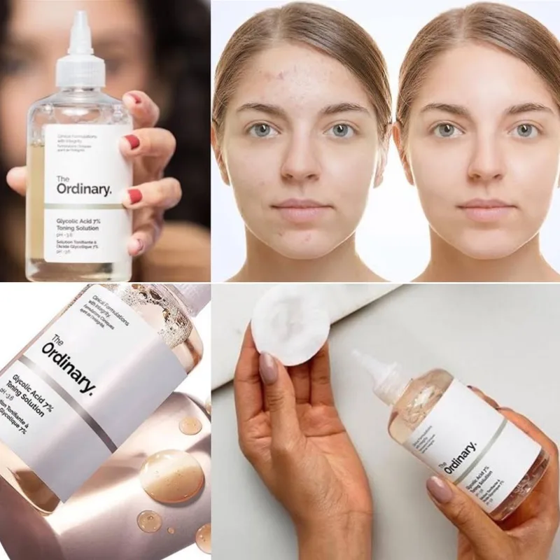 تونر گلایکولیک اسید 7% اوردینری اکسفولیتینگ لایه بردار و روشن کننده پوست 240 میل The Ordinary Glycolic Acid 7% Exfoliating Toner — تصویر ۵