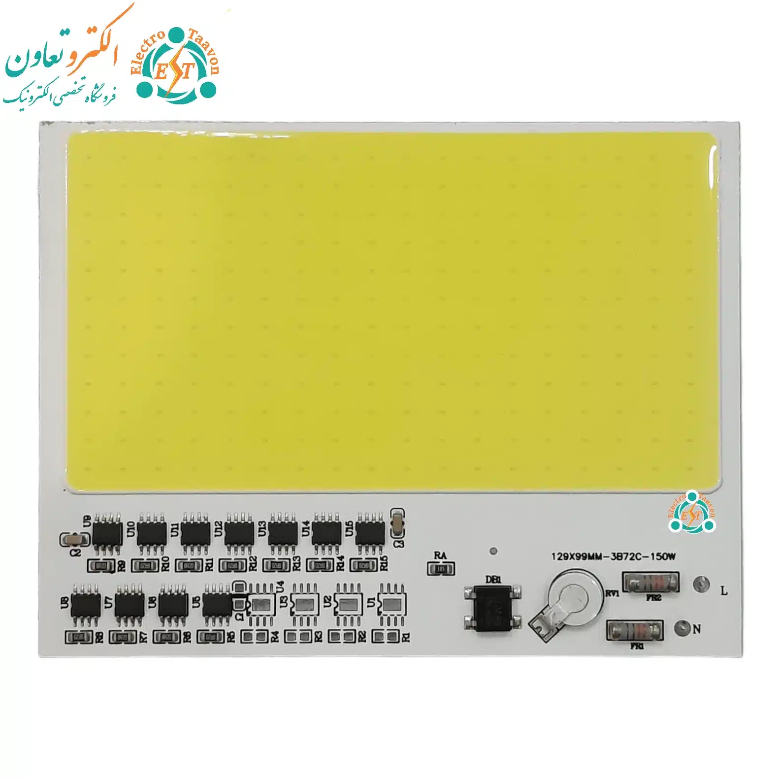 ال ای دی 150 وات 220 ولت COB مهتابی پروژکتوری